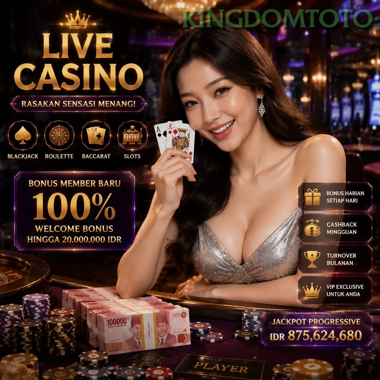 BONUS GARANSI KEKALAHAN SALDO KEMBALI 100_ promotion image